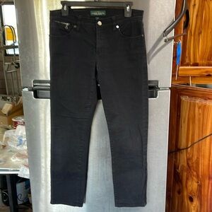 LRL Lauren jeans co Ralph Lauren modern street ankle women’s size 6 zip‎ pocket